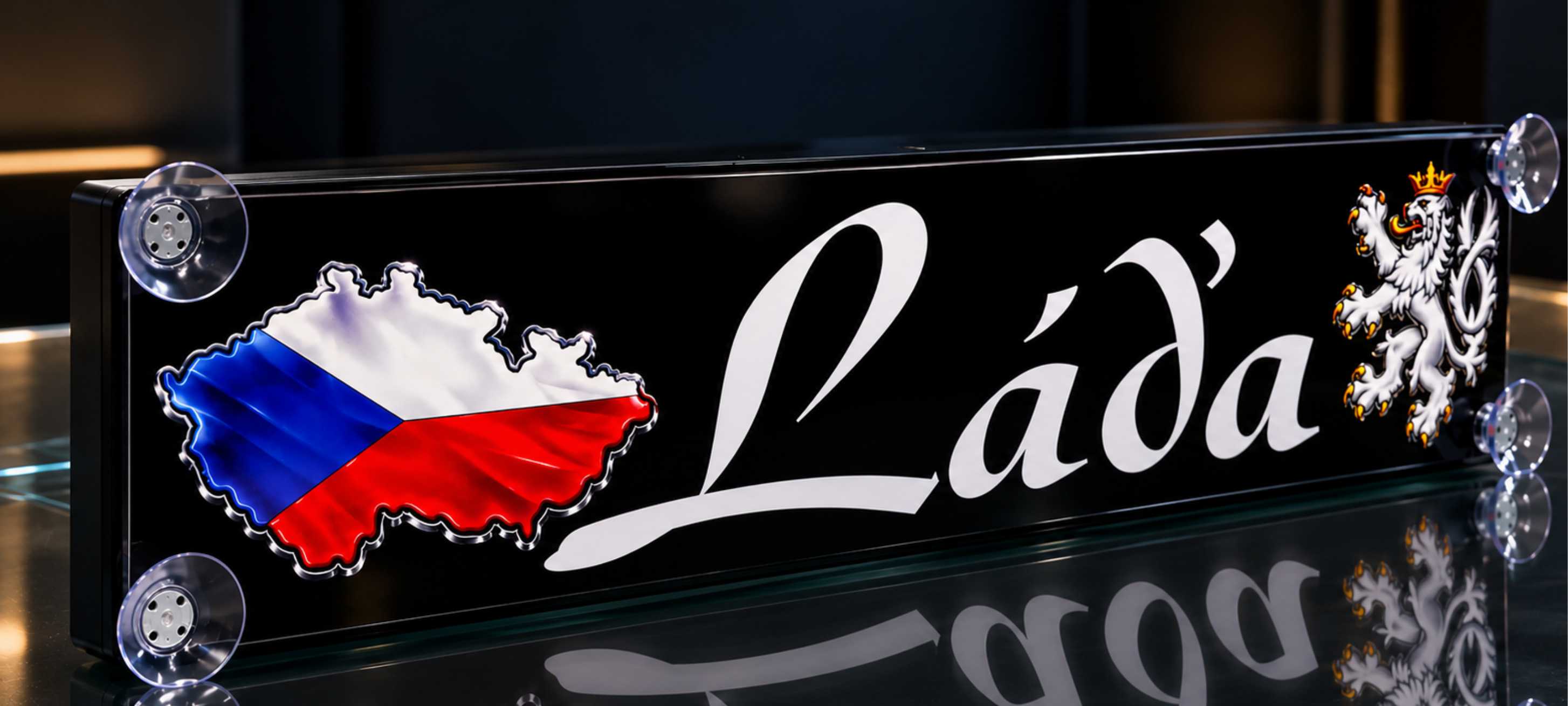 Světelný LED Box  JMENOVKA 7