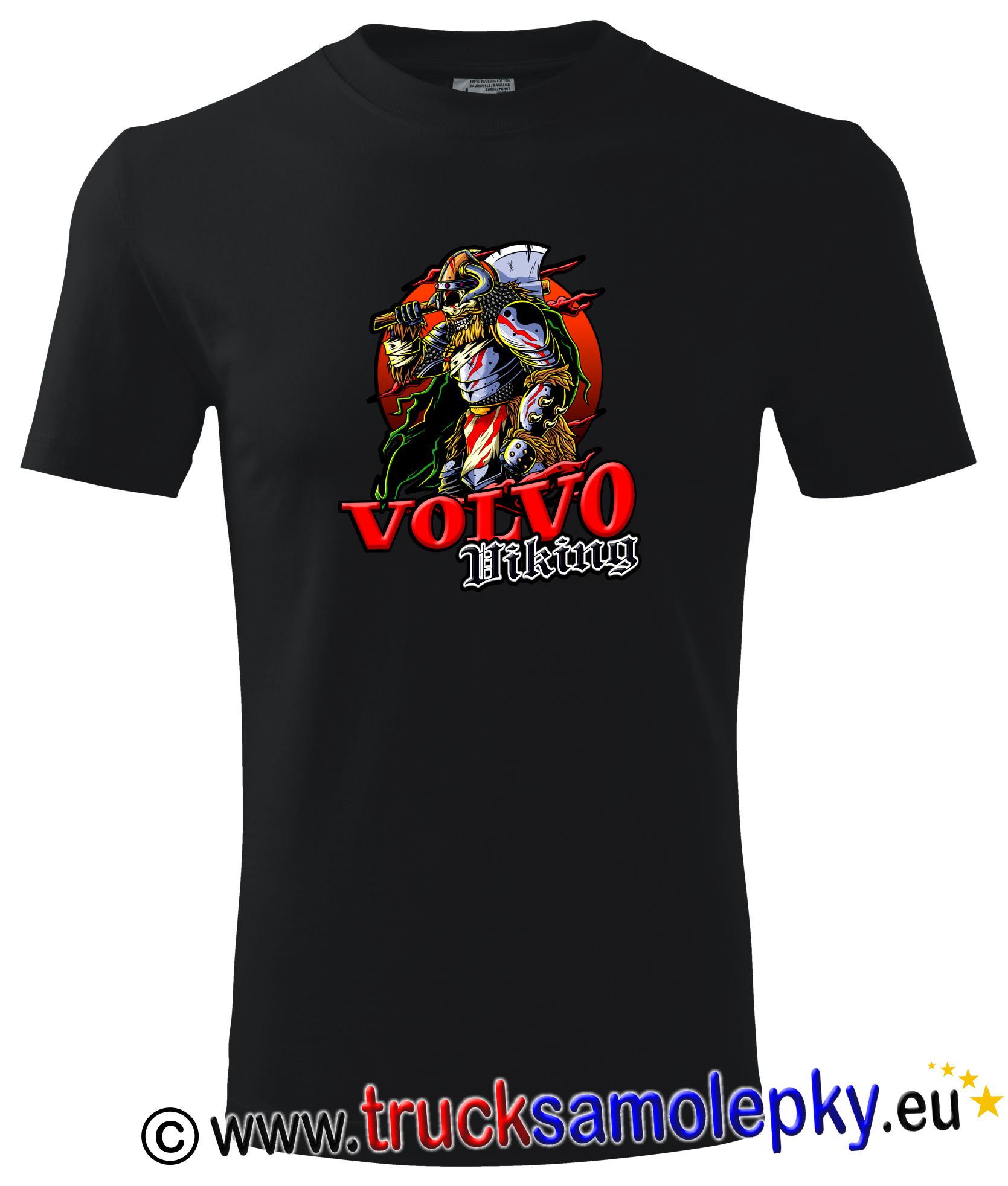 Truck tričko VOLVO Viking IV. v barvě černé