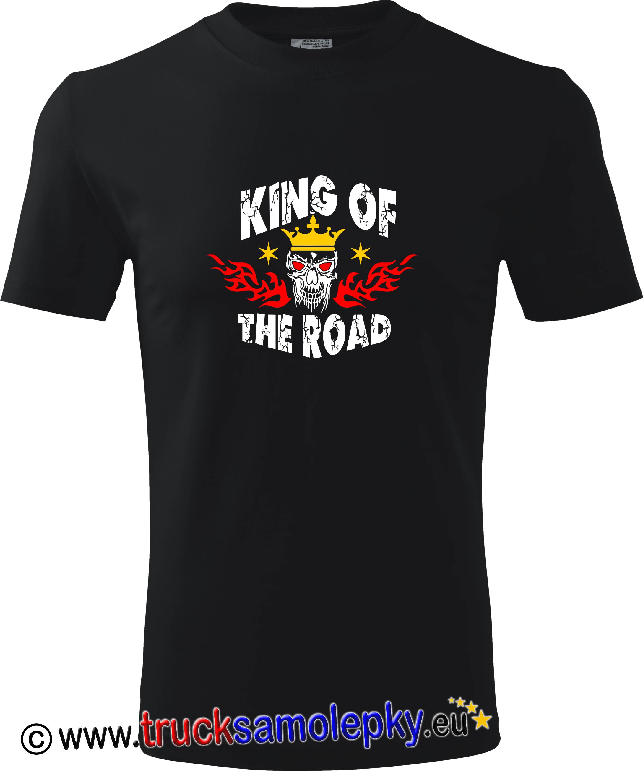 Truck černé tričko KING OF THE ROAD