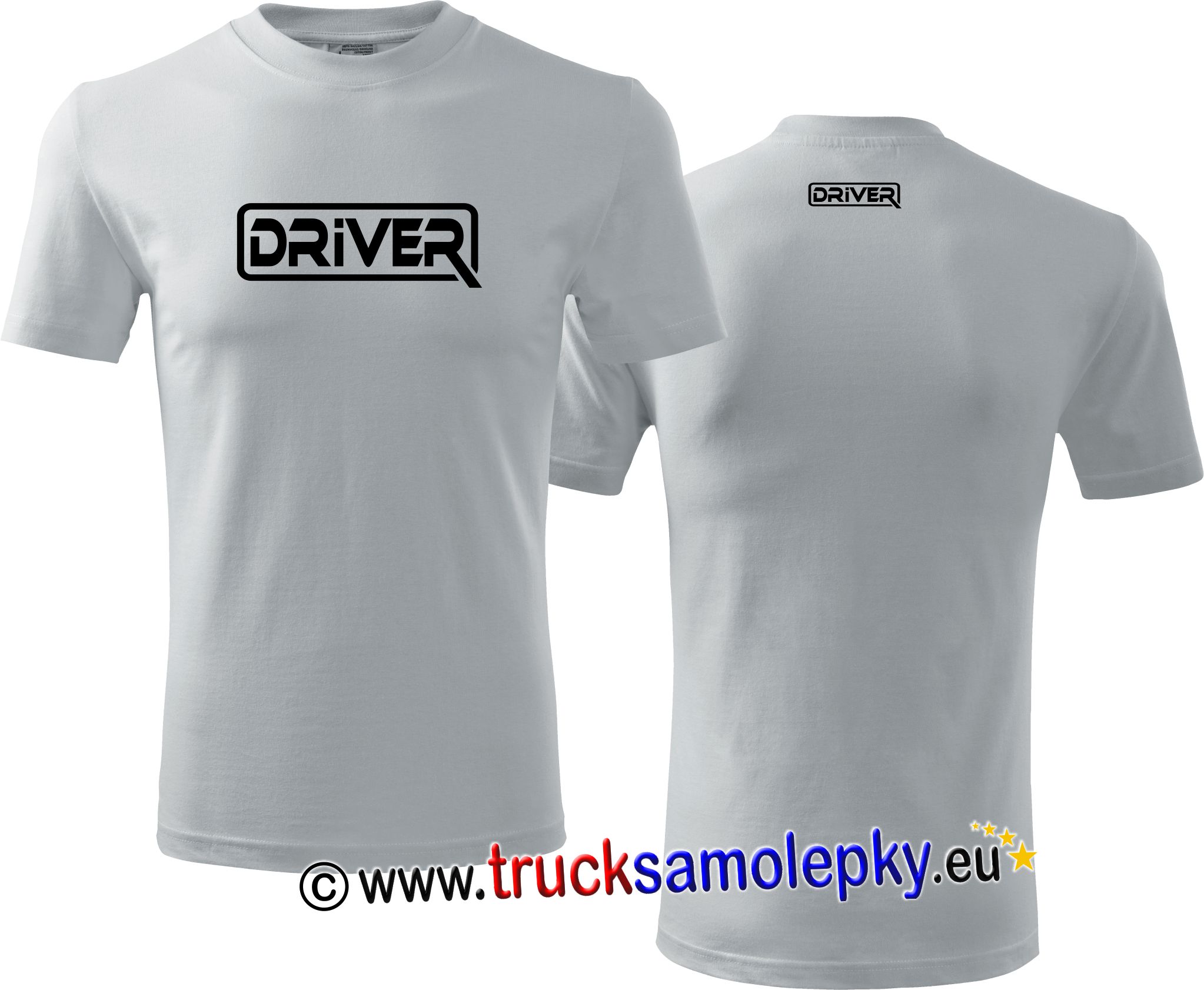 Truck tričko DRIVER v barvě bílé