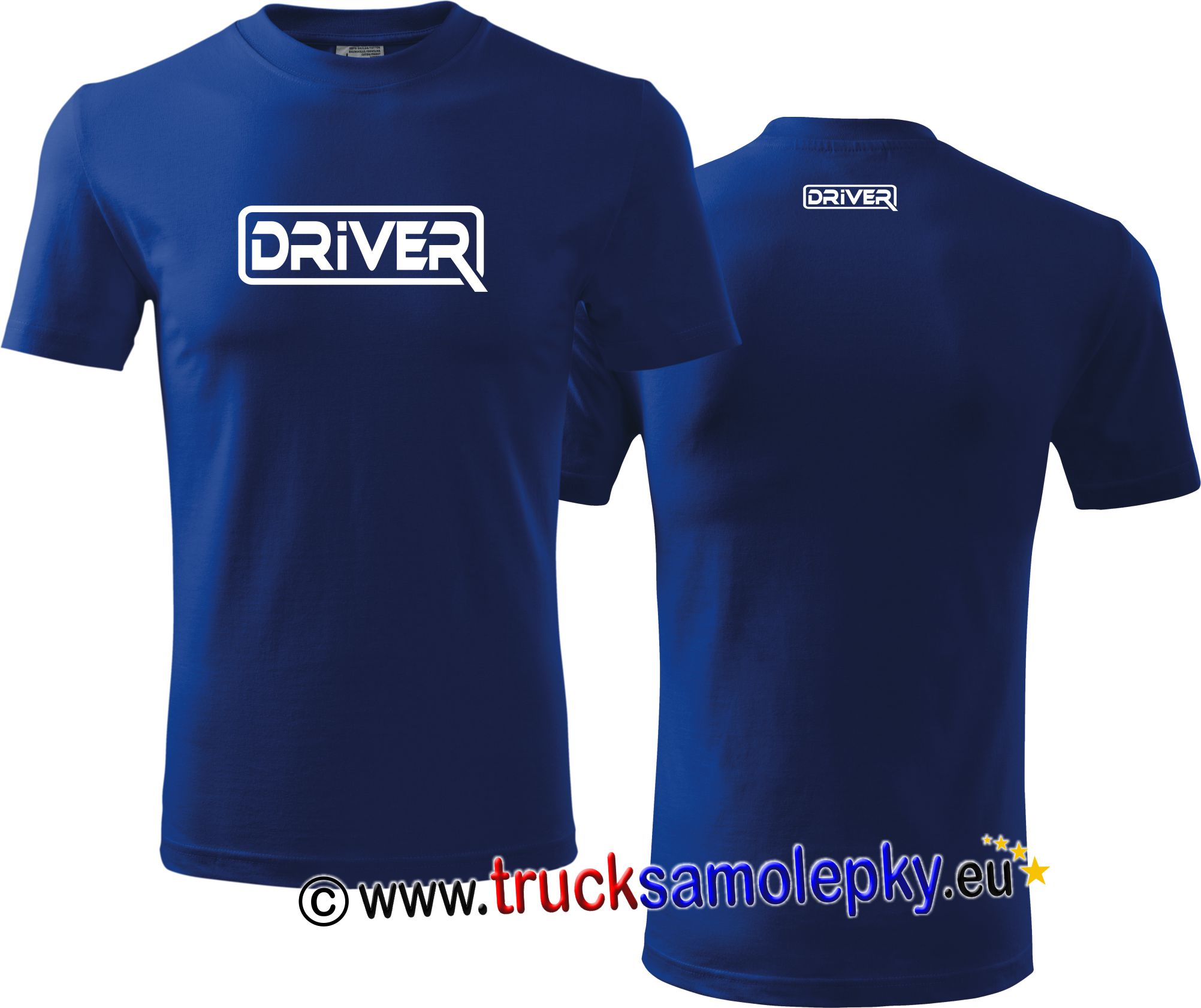 Truck tričko DRIVER v barvě modré