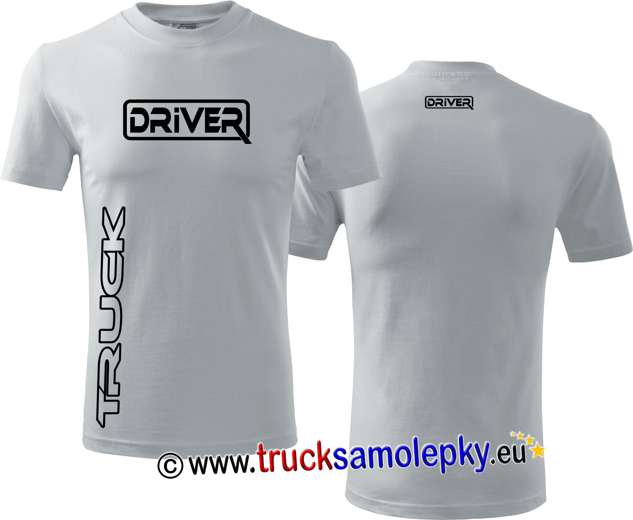 Tričko TRUCK DRIVER v barvě bílé