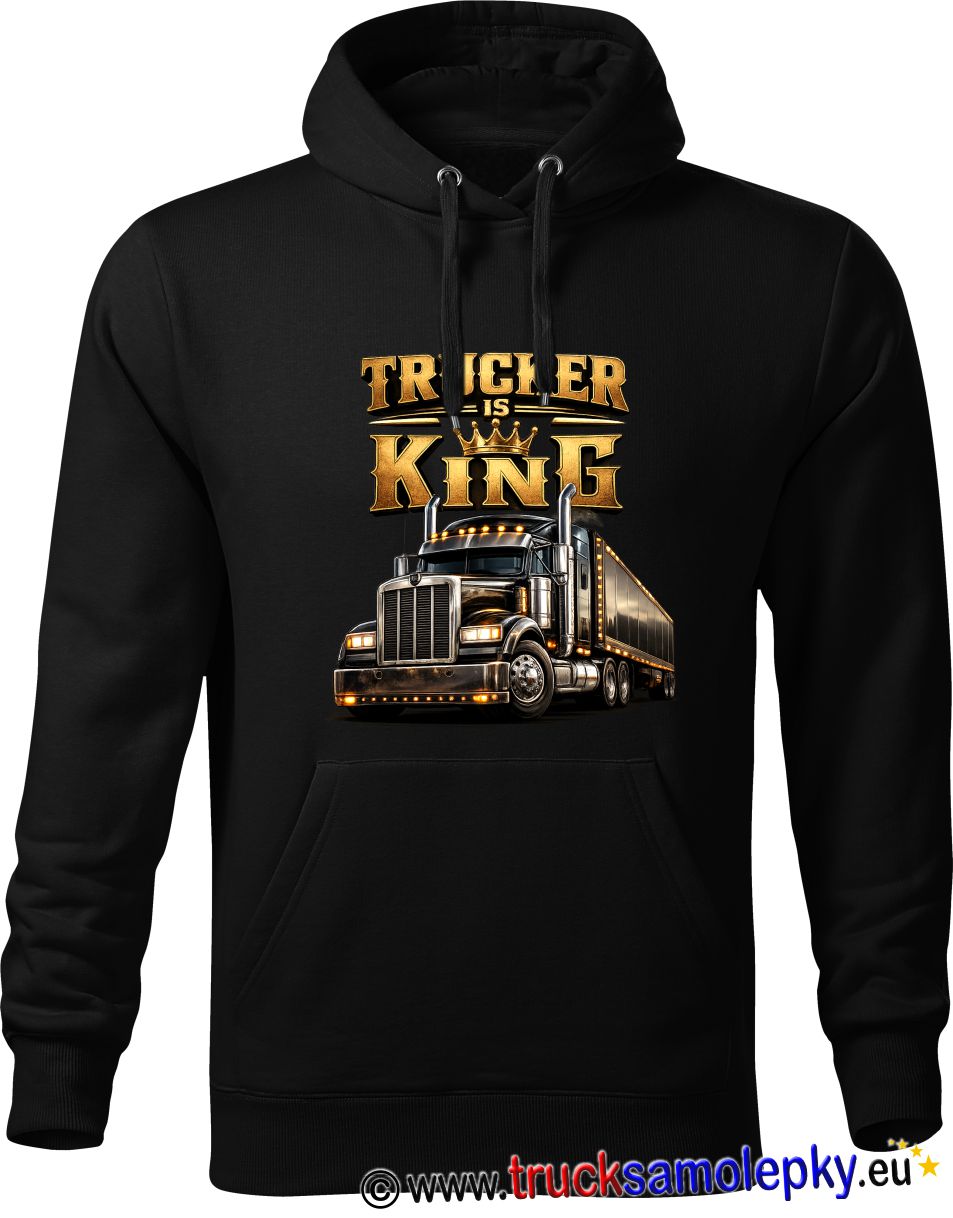 Mikina klokanka Trucker is King II.