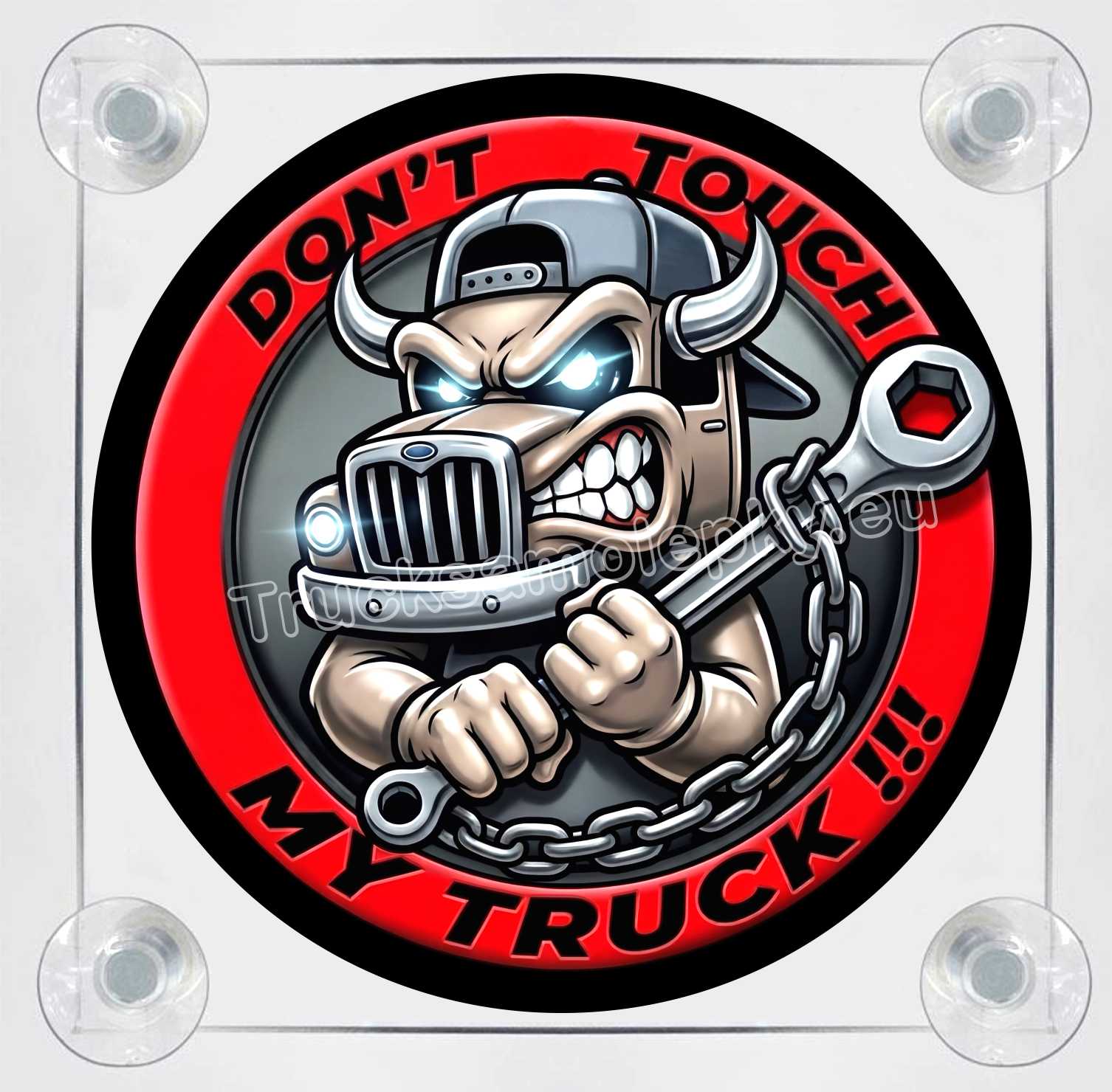 Světelný LED Box  DON´T TOUCH MY TRUCK