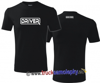 Truck tričko DRIVER v barvě černé