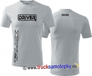 Tričko TRUCK DRIVER v barvě bílé